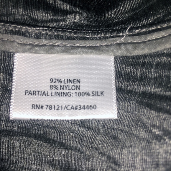 EILEEN FISHER CRINKLE LINEN  JACKET SIZE XS - Picture 5 of 7